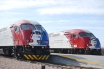 UTA 5 and 11  wait to leave the Front Runner Station